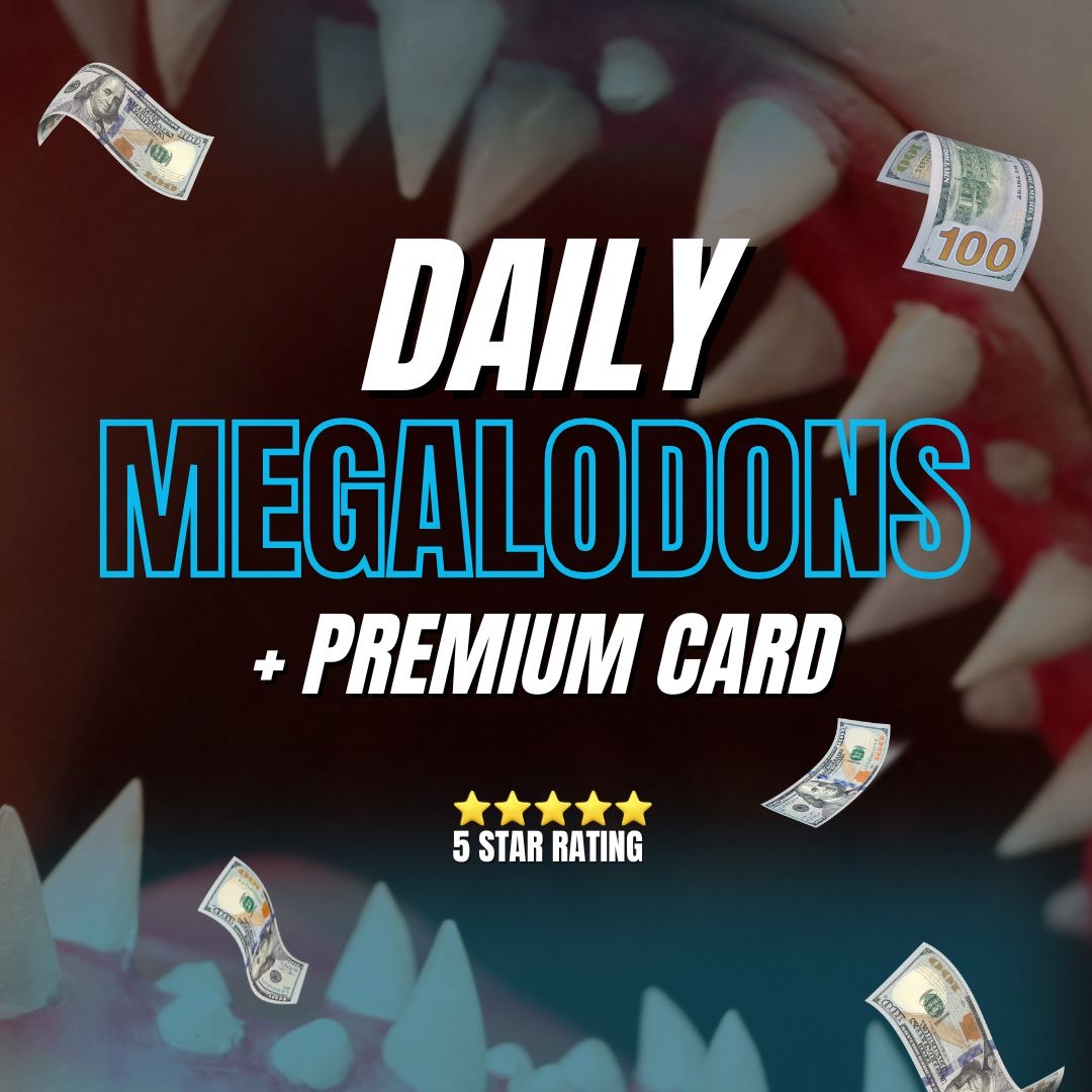 DAILY PACKAGE: MEGALODONS + PREMIUM CARD (1 DAY)