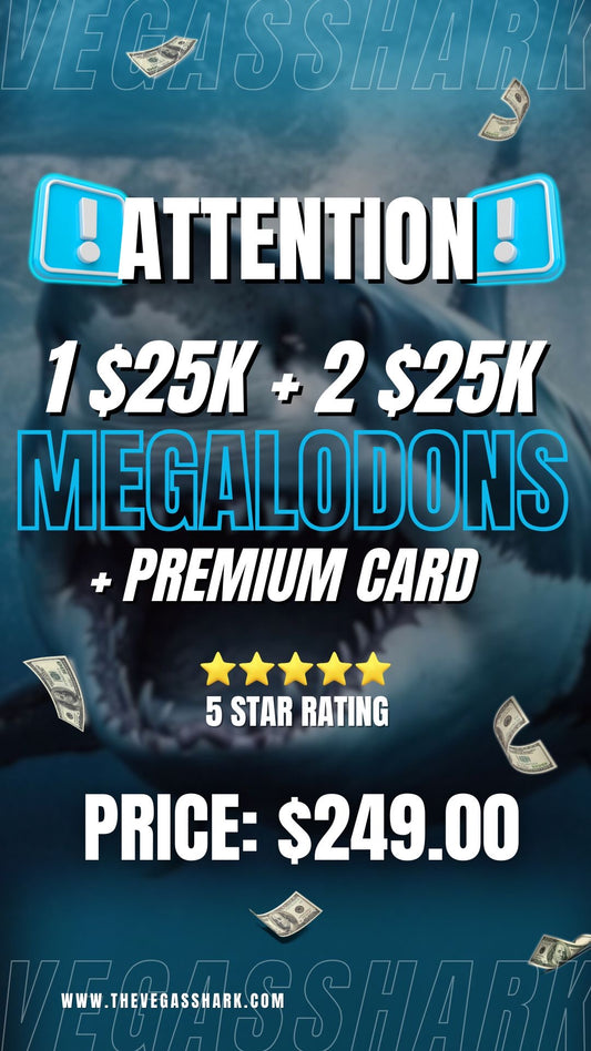 MEGALODON CARD + PREMIUM CARD (05/02/25)